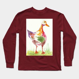 Colourful Duck Long Sleeve T-Shirt